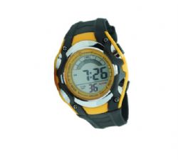 MONTRE DIGITALE POUR ENFANT NOIR ET JAUNE